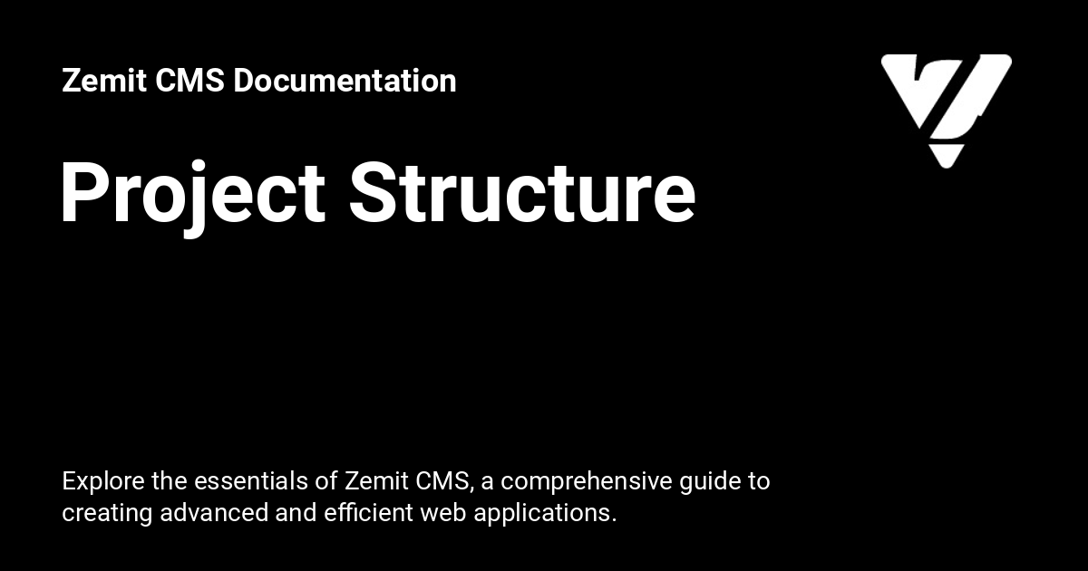 Project Structure - Zemit CMS Documentation image.